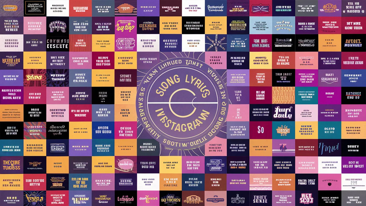 Song Lyrics Captions