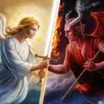 Angel And Devil Captions
