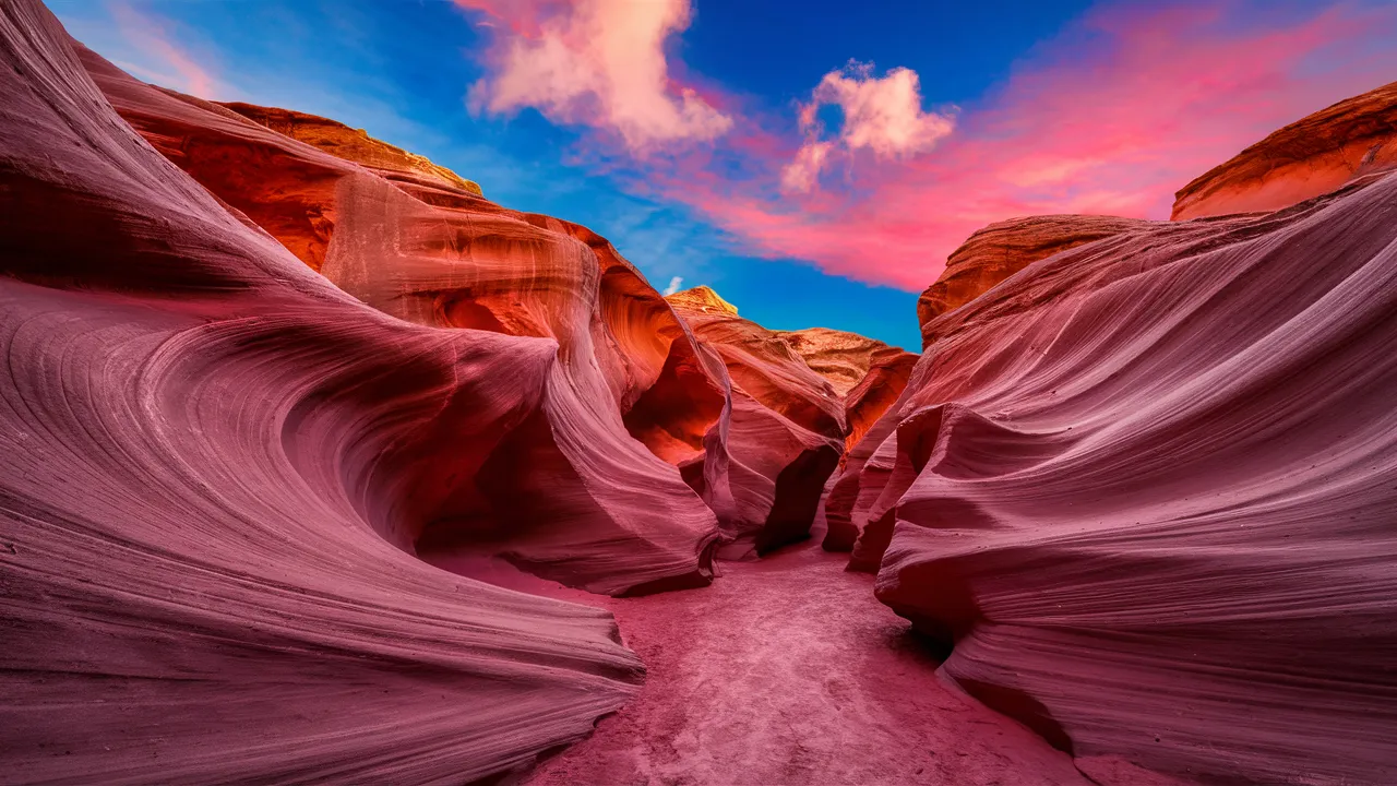 Antelope Canyon Captions