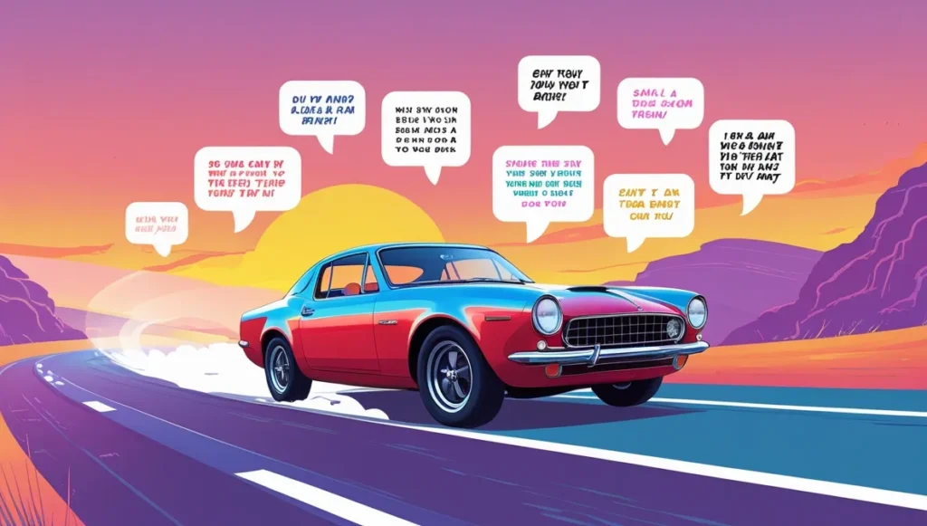 Driving Captions for Instagram Stories