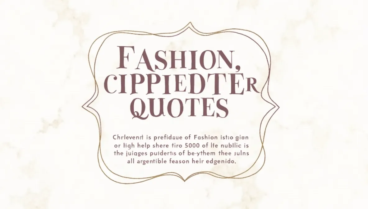 Fashion Captions