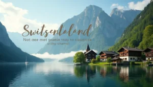 Charming Switzerland Captions