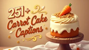Carrot Cake Captions