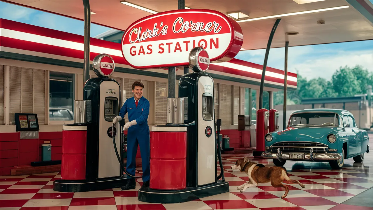 Gas Station Captions