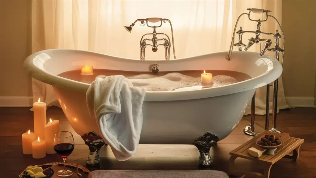 Short Bath Time Captions That Pop