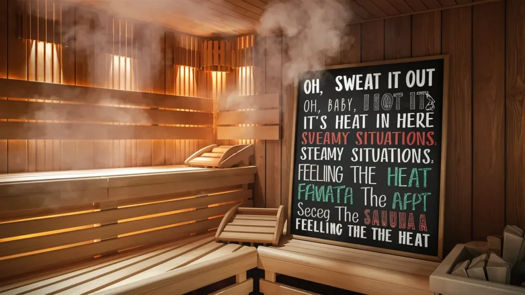 Aesthetic Sauna Captions for a Cozy Feed