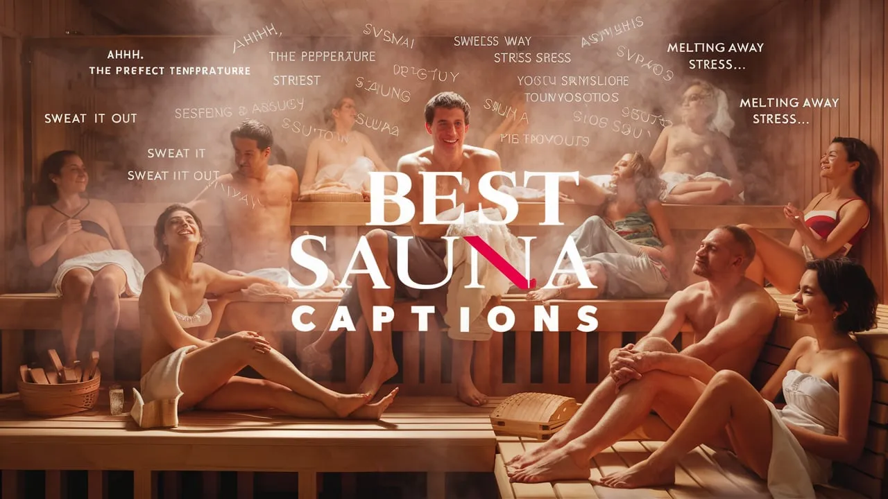 Best Sauna Captions