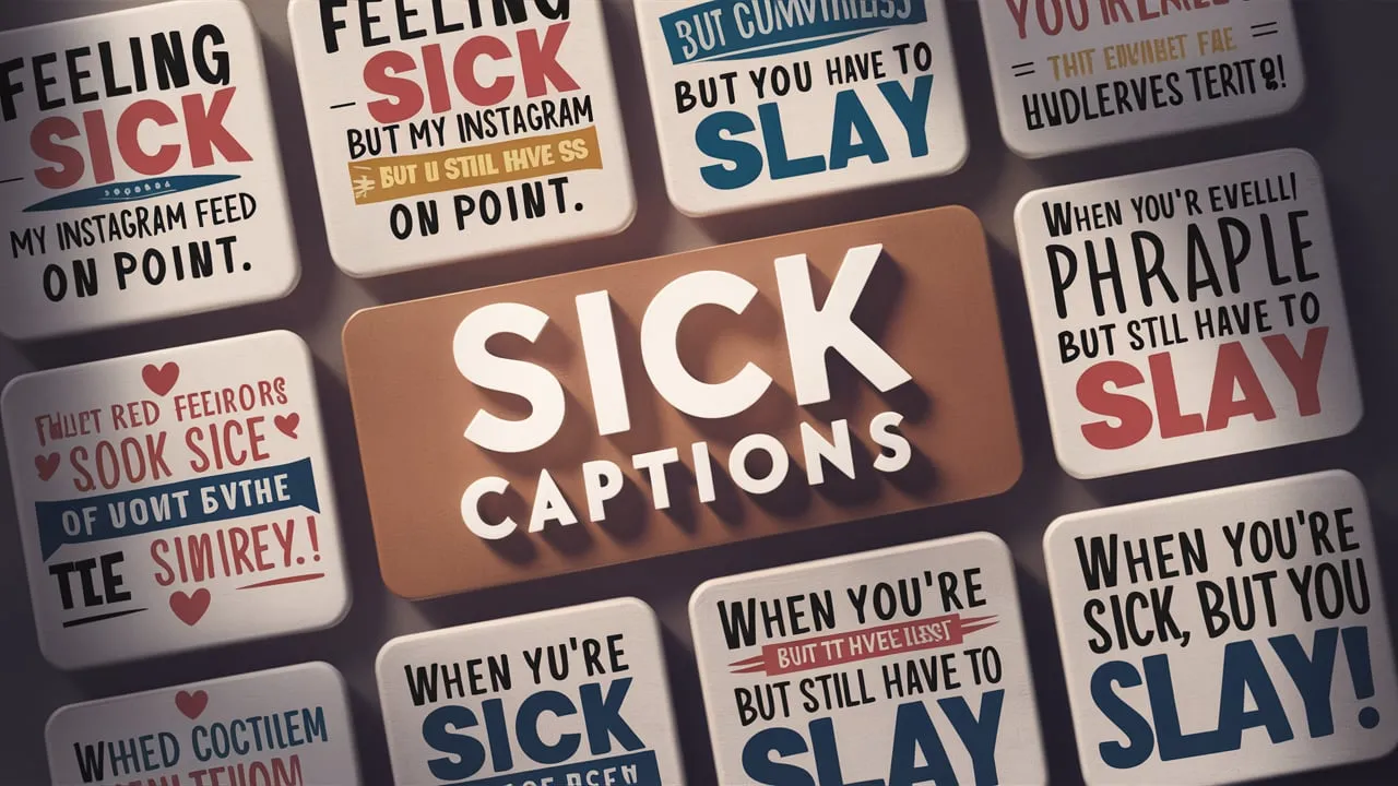 Best Sick Captions