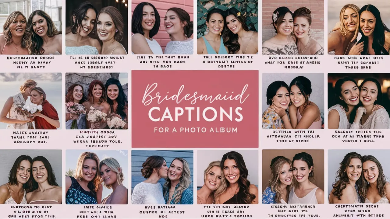 Bridesmaid Captions