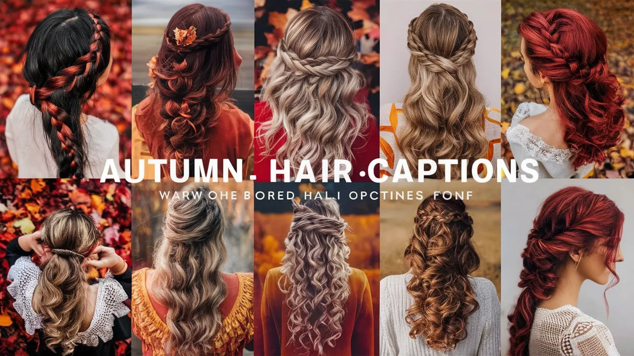 Fall Hair Captions