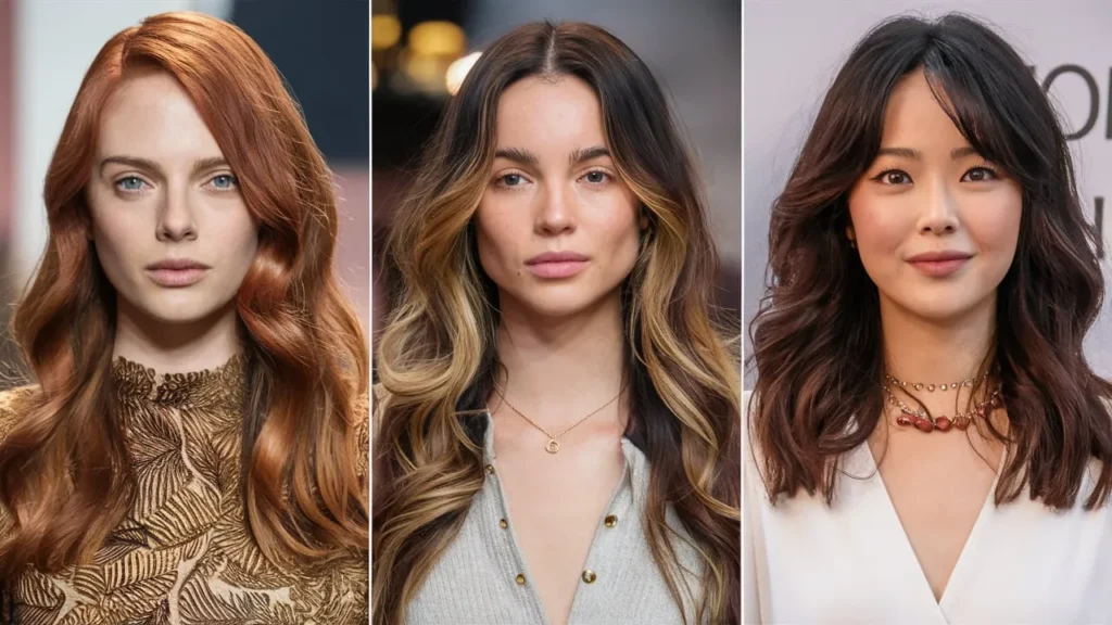 Fall Hair Color Captions