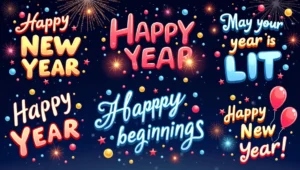 Happy New Year Captions