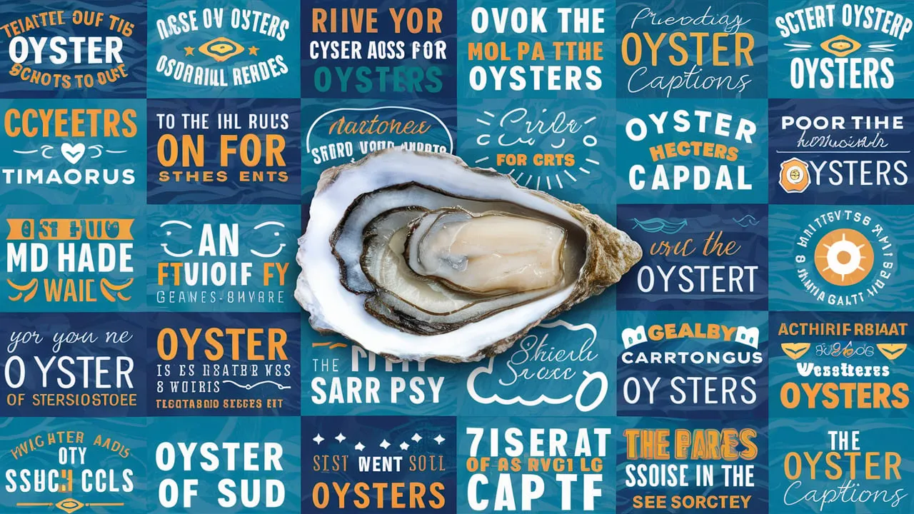 Oyster Captions