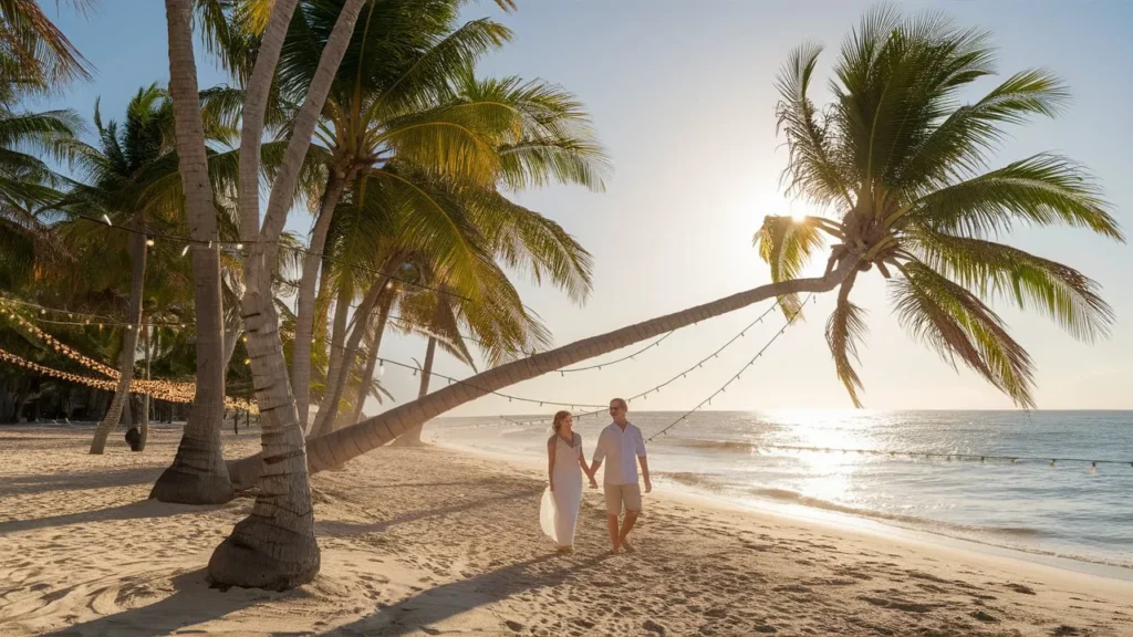 Palm Tree Beach Captions