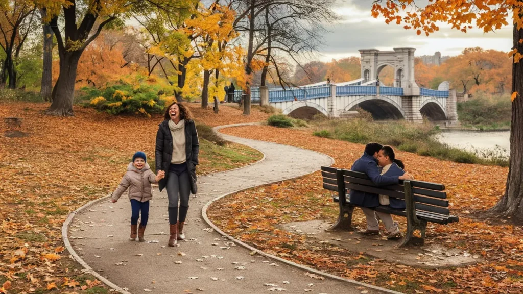Romantic Central Park Captions