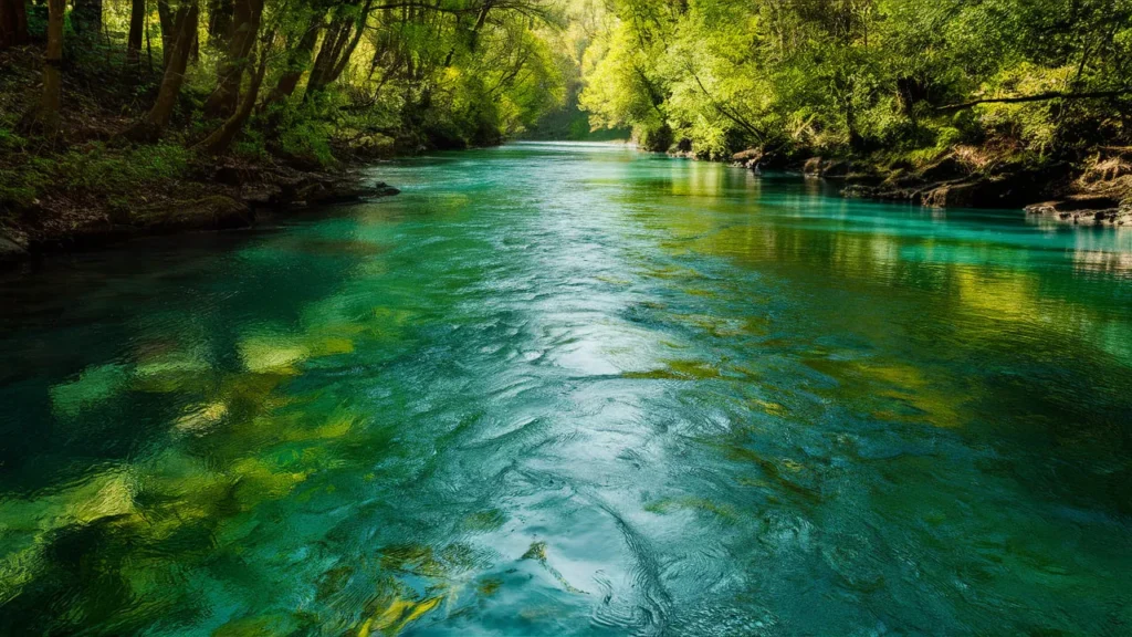 Romantic River Captions for Couples