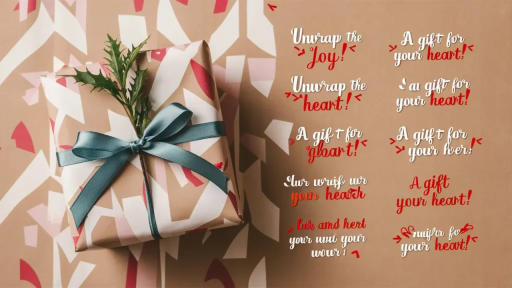 Short & Cute Gift Wrapping Captions