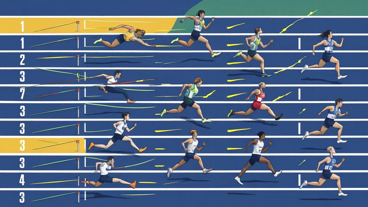 Track And Field Captions