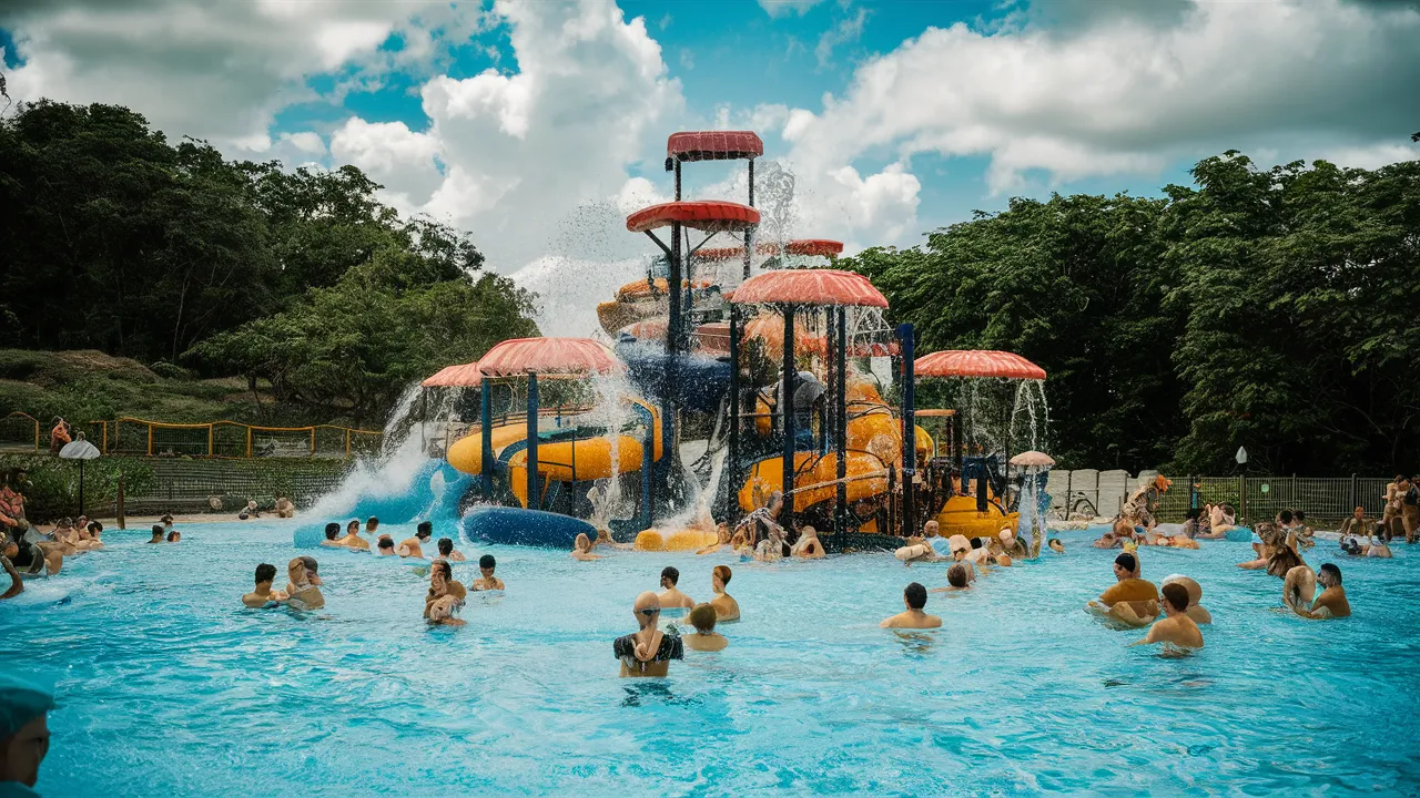 Unique Water Park Captions