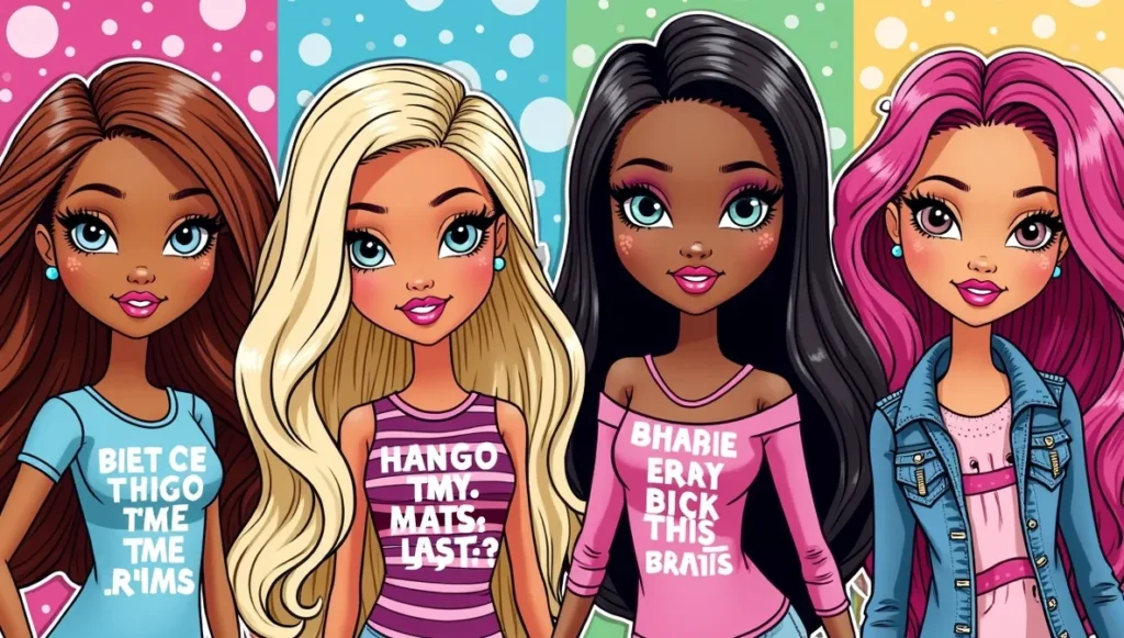 Y2K Bratz Doll Captions